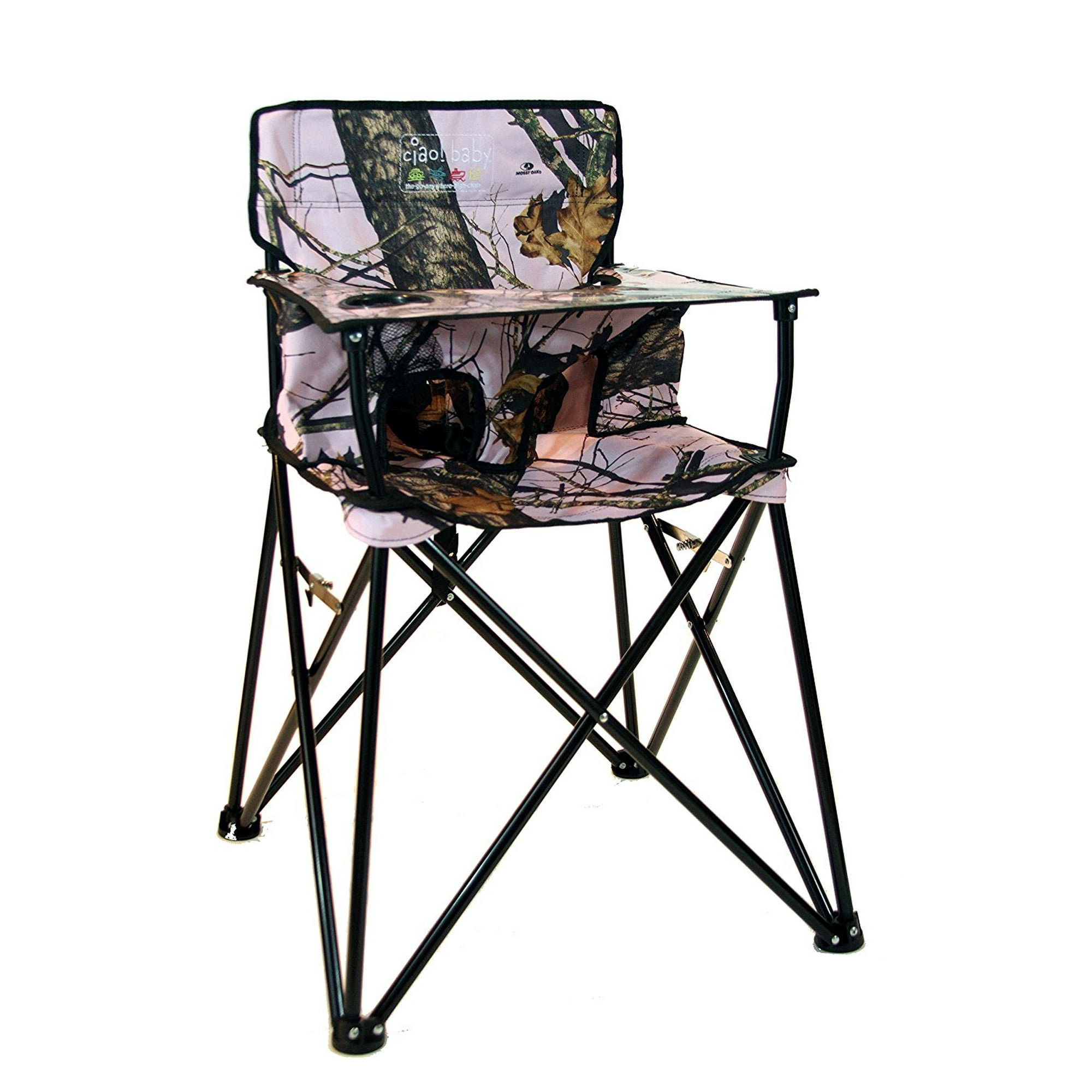 ciao baby Portable High Chair Pink Camo Walmart