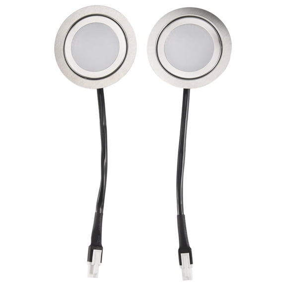 2pcs Range Hood LED Light Bulbs, Stainless Steel Replacement Recessed Light for Kitchen Range Hood