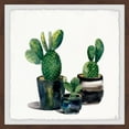 thumbnail image 2 of Greeny Succulents Ii Framed Painting Art Print, 32.00" x 1.50", 2 of 6