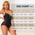 thumbnail image 3 of Joyshaper Tummy Control Bodysuit For Women Mesh U-neck bodysuit Seamless Body Shaper, 3 of 6