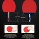 thumbnail image 2 of Pala Ping Pong 2 Raquetas Y 3 Pelotas Con para Torneos (Mango Largo), 2 of 6