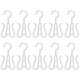 thumbnail image 1 of 10Pcs Double Hook Drying Racks Shoes Drying Organizers Plastic Shoes Hangers, 1 of 4