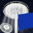 thumbnail image 5 of FlagPole Light Solar Powered Spotlight Outdoor, 48 LED Waterproof Solar FlagPole Light, Top Mounted FlagPole Solar Light, 5 of 6