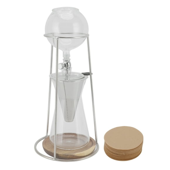 Iced Drip Coffee Maker, Reusable Drip Tower Coffee Maker Multipurpose For Home