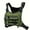 Green, variant on Chest Bag for Men,Running Pack Vest for Workouts,Water Resistant Sports Chest Pack For Running