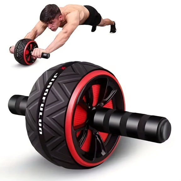 Ab Roller Wheel - Core & Chest Muscle Training Wheel, Abs Workout Equipment, Fitness Equipment for Home Gym, Wider Ab Machine with Knee Pad Accessories