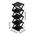 thumbnail image 2 of Tier Foldable Shoe Rack Organizer Shelf Space Saving Storage for Entryway Closet Bedroom Corner, 2 of 4