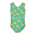 thumbnail image 2 of FOR U DESIGNS Banana One Piece Bathing Suit for Kids Teen Girls 7-8 Years Old Stretchy Sleeveless Swimwear Skin-Friendly One Piece Swimsuits, 2 of 8