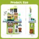 thumbnail image 5 of Set de cocina HOLYFUN Kids con sonidos, luces y agua verde, 5 of 9