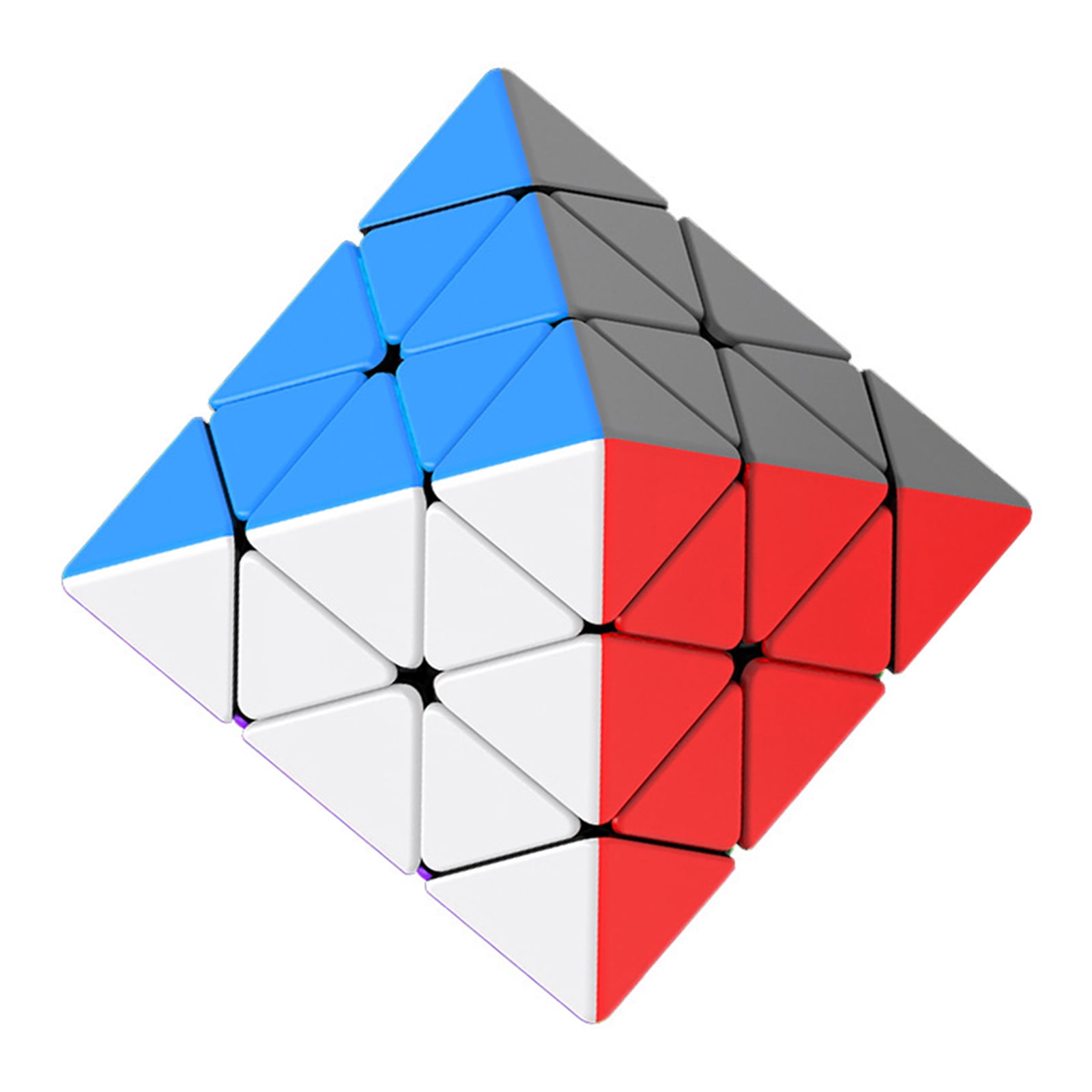 LIANGXR Innovative Magnetic Octahedron Speed Puzzle Cube Stickerless Brains Game Magical Cube Puzzle for All Ages Stress Reduce
