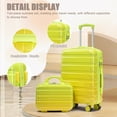 thumbnail image 4 of 14"/20" 2 pcs/set in PC Spinner Wheel Luggage, Carry on Suitcase, With Gradient Color and Combination Lock, 4 of 9