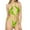 Mint Green, variant on Clearance Sale 2025 Intimates Women's Occidental Style Clearance Lace Up Cutout Teddy Hip Off Bodysuit Funny Underwear