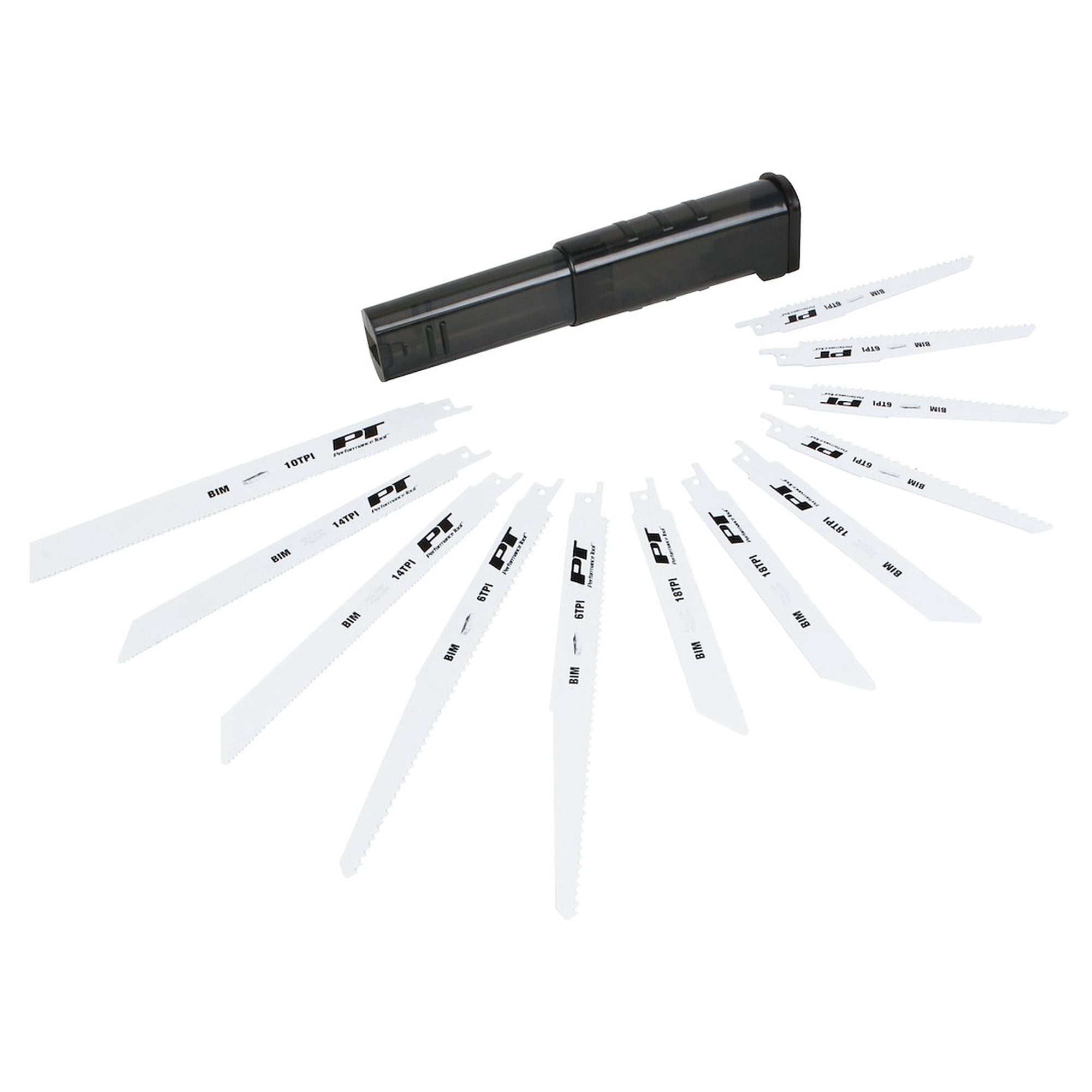 Performance Tool W721 12Pc Reciprocating Saw Blade Set 1 Pack