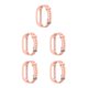 thumbnail image 2 of Sidaley Correa de repuesto para reloj con hebillas, accesorios flexibles, de silicona ajustable, pulseras inteligentes para mujeres Type2 NO2, 2 of 5
