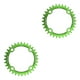 thumbnail image 1 of Juego de bielas Toystoory para bicicleta Piñón de Disco 104BCD 36T verde, 1 of 6