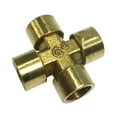 thumbnail image 4 of figatia Brass Pipe Fitting 1/4inch (DN8) Female Thread Coupler /Connector, 4 Way Water DN8 F, 4 of 9