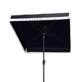 thumbnail image 5 of Safavieh Milan Fringe 7.5' Market Crank Square Umbrella, Navy/White, 5 of 6
