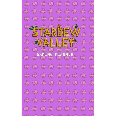 Stardew Valley Gaming Planner and Checklist in Purple (Hardcover)