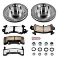 thumbnail image 3 of PowerStop Front Z36 Truck & Tow Carbon-Fiber Ceramic Brake Pad and Drilled and Slotted Rotor Kit Fits: BUICK CHEVROLET GMC OLDSMOBILE PONTIAC Select Models K1485-36, 3 of 9