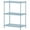 Sky Blue, variant on Design Ideas MeshWorks 3-Tier Metal Storage Shelving Unit Rack, Silver