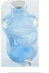 5 Gallon Polycarbonate Water Bottle with Dispenser and Handle, Blue