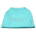 thumbnail image 1 of Cheeky Rhinestone Shirt Aqua M (12), 1 of 1