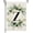 Z, variant on Monogram Letter U Garden Flag Floral 12x18 Inch Double Sided for Outside Small Burlap Family Last Name Initial Yard Flag