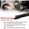 thumbnail image 4 of Dinheiro-Juego de herramientas de torneado, 9 Uds., fresa de Metal de alta dureza, portaherramientas de torno CNC con cala, hoja de 10mm, 4 of 5