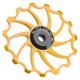 thumbnail image 1 of Polea Guía De Bicicleta, Rueda Guía De Alta Lubricidad Ligera 15T Para Bicicletas OTVIAP Oro, 1 of 8