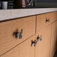 thumbnail image 4 of Zeckos Green Finish Cast Iron Boat Propeller Cabinet Knobs Set of 6, 4 of 7