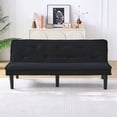 thumbnail image 6 of [Modern Simple Corduroy 66-inch Sofa Bed for Living Room & Bedroom], 6 of 17