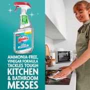 Windex with Vinegar Glass, Window, Mirror, and Glass Stove Top Cleaner, Spray Bottle, 32 fl oz
