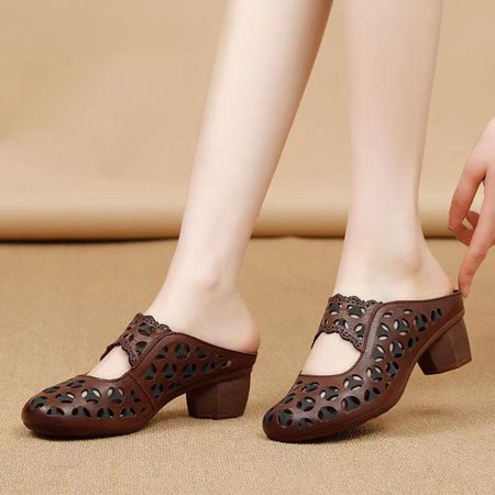 slippers sandals hollow shoes fashion peep toe women summer breathable beach out slippers comfortable women s slipper