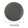 thumbnail image 3 of Bewildely Tapón para fregadero, accesorio de cocina, tapa de desagüe para suelo, tapones para bañera para doméstico Suministros de limpieza para el hogar Gris, 3 of 6