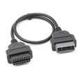 thumbnail image 1 of Adaptador De Escáner Obd2 Para Nissan/tsuru De 16 A 14 Pines Negro, 1 of 5