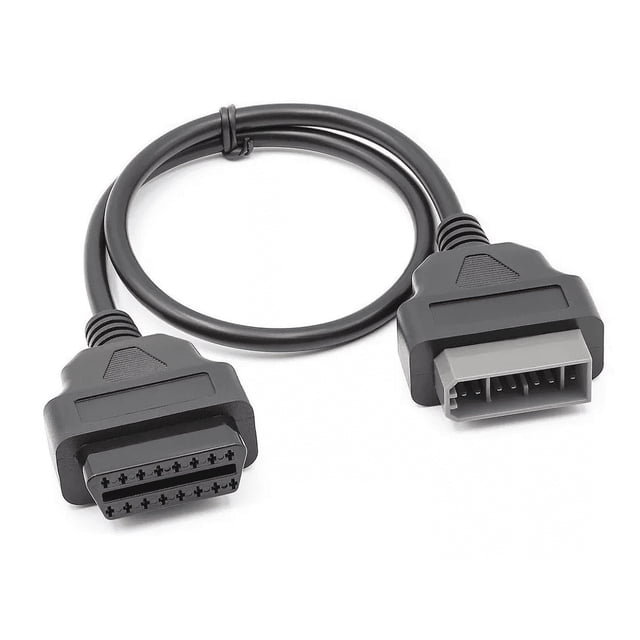 Adaptador De Escáner Obd2 Para Nissan/tsuru De 16 A 14 Pines Negro
