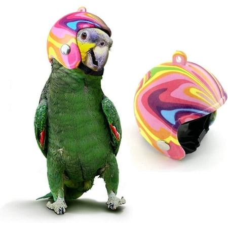 P5HAO Parrot Helmet Toy for Chicks Hens Bird Helmet Hat Costume ...