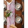 thumbnail image 2 of Boanket Marble Pink Table Runner - 60 Inch Long, Kitchen Dining Table Runner Dresser Scarves, Modern Abstract Ink Painting Luxury Farmhouse Home Decor for Coffee Table Wedding Party Banquet, 2 of 8