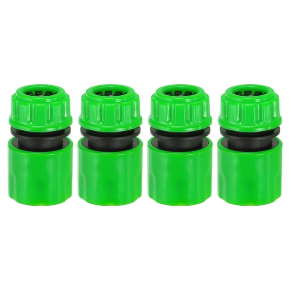 11/16" Hose Repair Connector Extender, 24 Pcs Plastic Garden Hose Repair Water Hose Connectors, Marigold