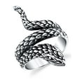 thumbnail image 1 of Mens Sterling Silver 925 Oxidized Ring Mamba Snake, 1 of 2