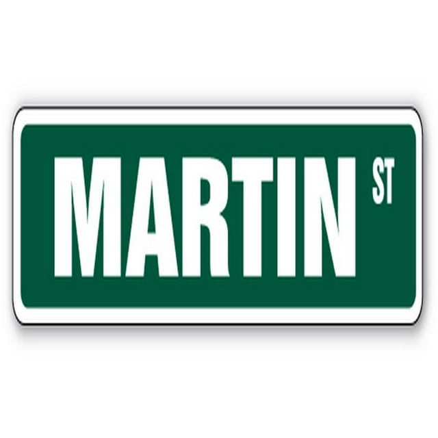 SignMission SS-Martin 18 Po Martin Rue Signe de la Chambre d'Enfant