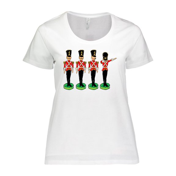 Inktastic Christmas Dabbing Tin Soldier Women's Plus Size T-Shirt