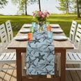 thumbnail image 4 of Table Runners 108 Inches Long Dress Scarves, Teal Blue Starfish Farmhouse Coffee/Dining/Kitchen Table Runner for Living Room, Coastal Ocean Summer Sea Nautical 13x108 Inch, 4 of 9
