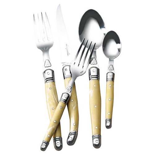 Jean Dubost Laguiole 5 Piece Flatware Set