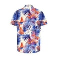 thumbnail image 4 of Mens Beach Shirts Summer Casual Graphic Hawaiian Shirt Short Sleeve Button Up Shirt, 4 of 4