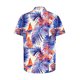 thumbnail image 4 of Blusa y camisa de manga corta con cuello vuelto para hombre, blusa informal de moda con botones y manga corta para hombre, 4 of 4
