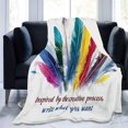 thumbnail image 4 of White Throw Versatile Soft Warm Blanket Fluffy Throws For Bed 59 X 79 Inch,, 4 of 7