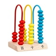 thumbnail image 3 of Juego de aprendizaje Ábaco Montessori Baoblaze Marco de madera 3 filas, 3 of 8