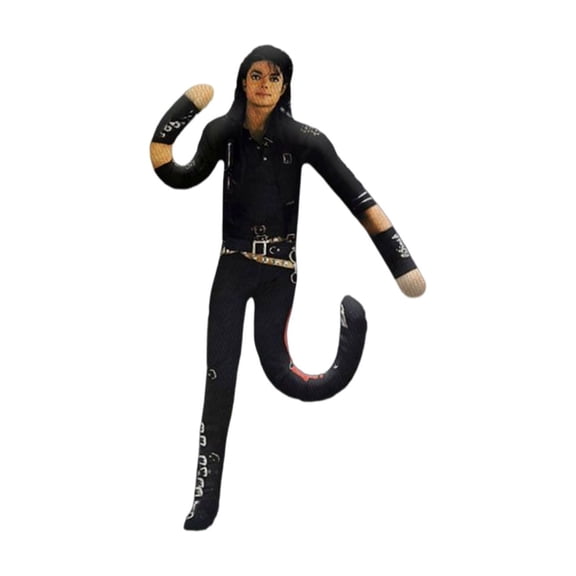 Michael 11" Bendable Plush Figure, Poseable Stuffed Doll Gift for M-J Fans