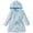 I# Blue Egg Flower, variant on WIBACKER Fleece Bathrobe for Boy Girl Toddler Kids Cartoon Ear Hooded Towels Spa Beach Plush Robe
